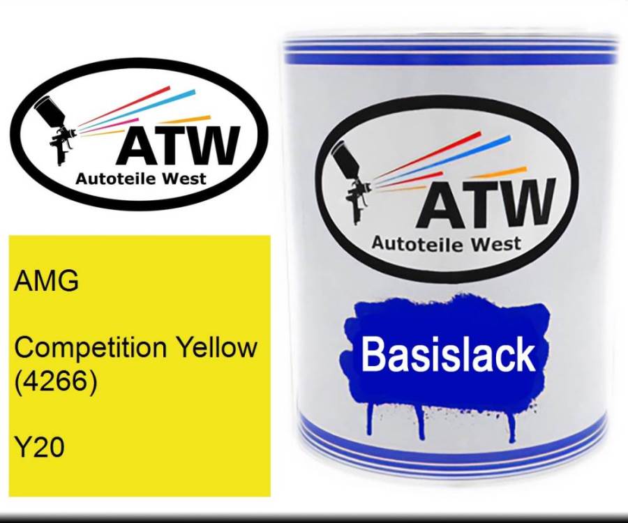 AMG, Competition Yellow (4266), Y20: 1L Lackdose, von ATW Autoteile West.